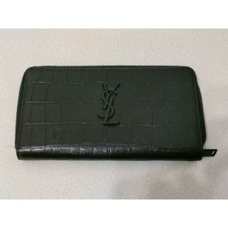 サンローラン(Saint Laurent)のSaint Laurent Paris (イブサンローラン) レザー長財布 黒(長財布)