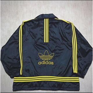 【アディダス】adidas 美品　ブラック　　ヴィンテージ　原宿　アウター