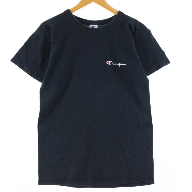 90年代 チャンピオン Champion ワンポイントロゴTシャツ USA製 レディースXL ヴィンテージ /eaa159512