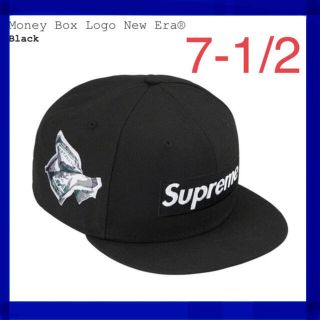 シュプリーム(Supreme)の【新品】supreme Money Box Logo New Era7 1/2(キャップ)