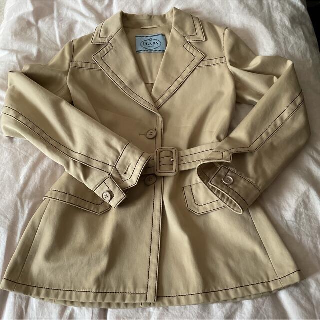 PRADA コート ベージュ プラダ ジャケット - テーラードジャケット