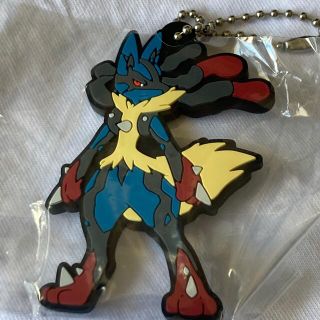 メガルカリオ　ポケモンラバーマスコット　キーホルダー　ストラップ(ストラップ)