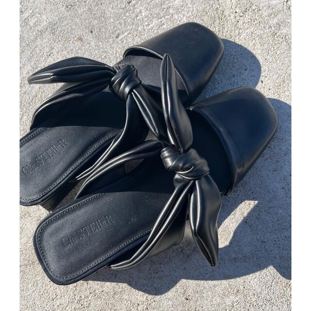 clastellar ribbon sandal BLACK M