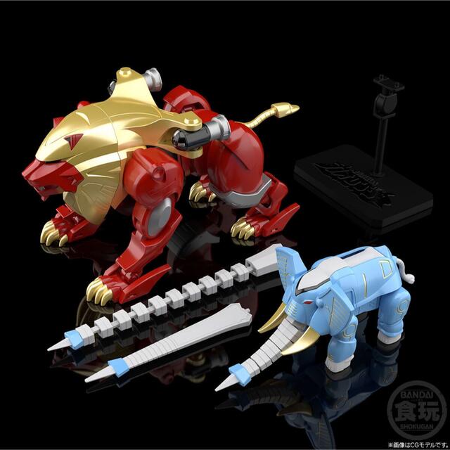 BANDAI(バンダイ)のSMP 百獣合体 ガオライオン & ガオエレファント エンタメ/ホビーのおもちゃ/ぬいぐるみ(模型/プラモデル)の商品写真