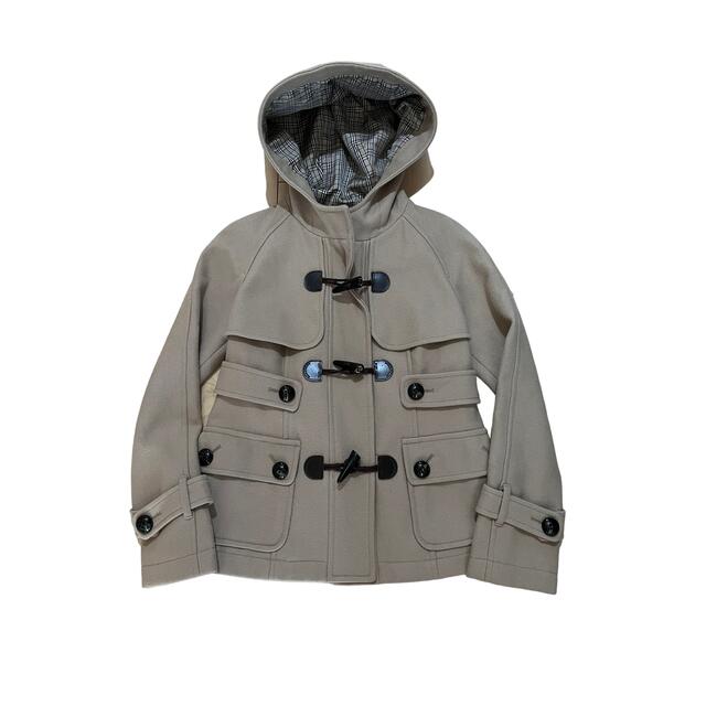 BURBERRY バーバリーブルーレーベル ノバチェック ダッフルコート 36