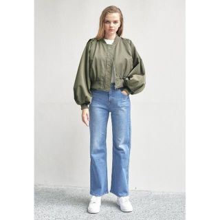 アリシアスタン(ALEXIA STAM)のALEXIA STAM Wide Sleeve Bomber Jacket(ブルゾン)