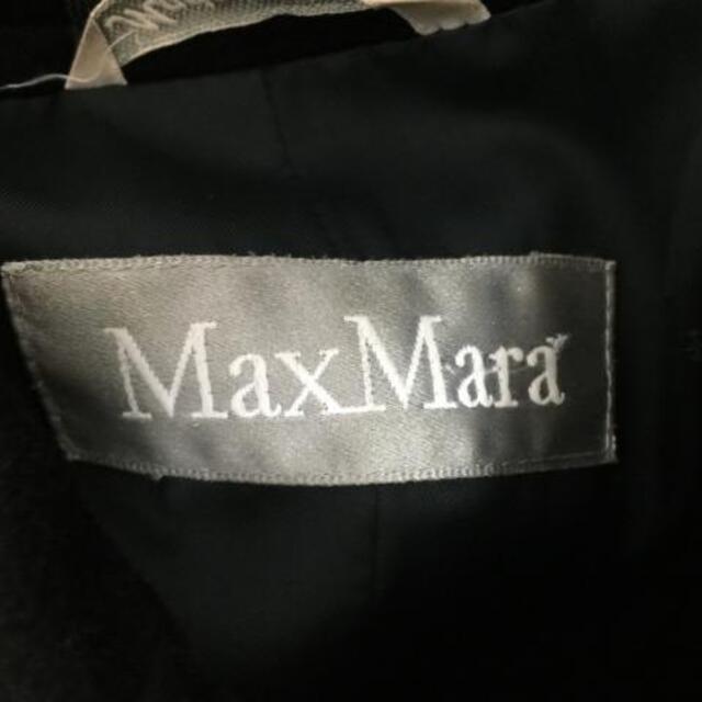 Max Mara(マックスマーラ)のマックスマーラ コート サイズ36 S 黒 レディースのジャケット/アウター(その他)の商品写真