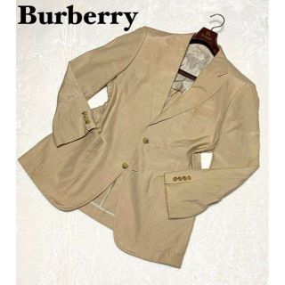 バーバリー(BURBERRY)の【一枚羽織りたい日に】バーバリー　ジャケット　ベージュ(テーラードジャケット)