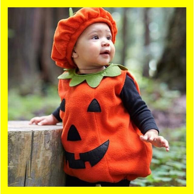 かぼちゃ コスプレ 子供 ベビー ハロウィン 子供服 コスチューム