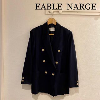 ★EABLE NARGE  ネイビー　ジャケット(ピーコート)