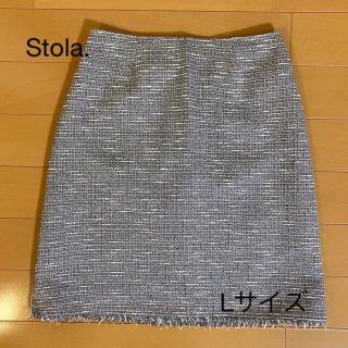 ストラ(Stola.)のStola.ストラ スカート　大きいサイズ　L(ひざ丈スカート)