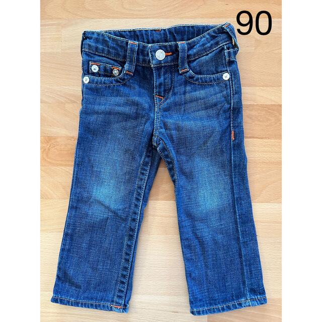 True Religion(トゥルーレリジョン)のTRUE RELIGION デニムジーンズ　2T 90cm キッズ/ベビー/マタニティのキッズ服男の子用(90cm~)(パンツ/スパッツ)の商品写真