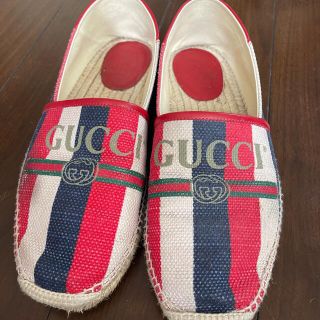 グッチ(Gucci)のGUCCI  スリッポン　エスパドリーユ　メンズ　11(スリッポン/モカシン)