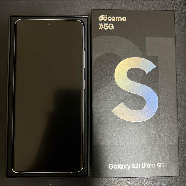 Galaxy(ギャラクシー)のGalaxy S21 Ultra 5G SC-52B ファントムシルバー スマホ/家電/カメラのスマートフォン/携帯電話(スマートフォン本体)の商品写真