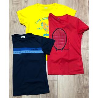 エレッセ(ellesse)のレディーステニスウェア　半袖Tシャツ（3枚セット）(ウェア)