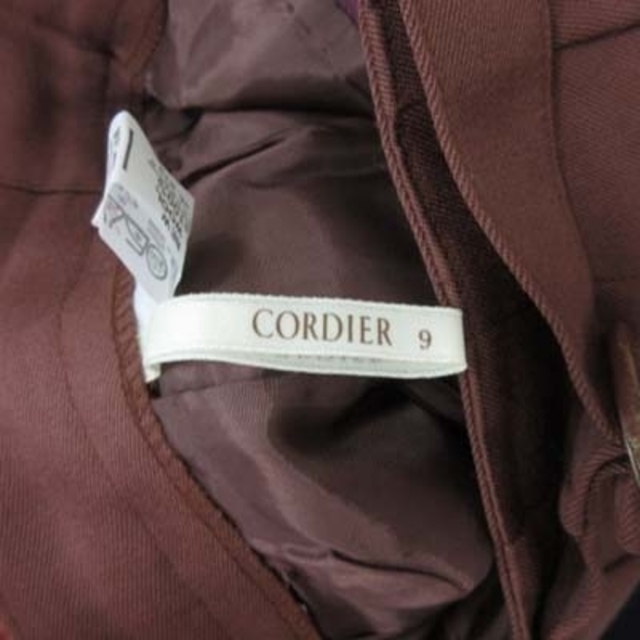 CORDIER(コルディア)のコルディア ガウチョパンツ ウール 9 茶 ブラウン /YI レディースのパンツ(その他)の商品写真