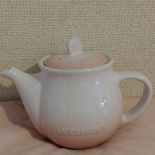 ルクルーゼ(LE CREUSET)のル・クルーゼ　ティーポット　ピンク　フラワーコレクション(テーブル用品)