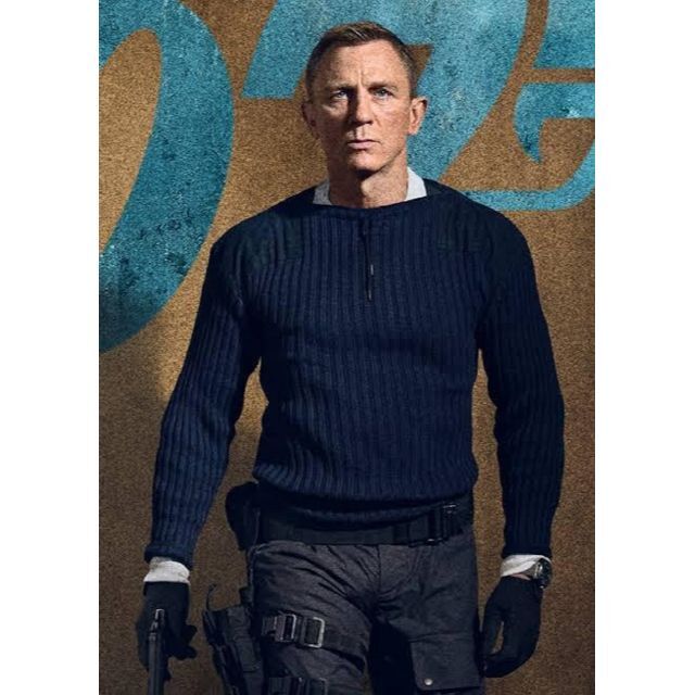 007 ネイビー アーミー セーター NO TIME TO DIE 007 ネイビー アーミー セーター NO TIME TO DIE