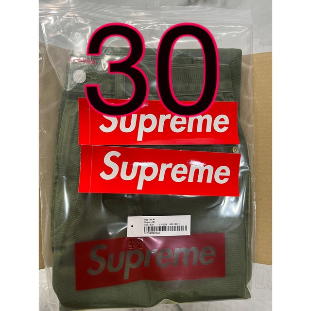 【新品】Supreme Baggy Jean "Green"デニム/ジーンズ