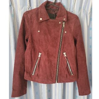 SUEDE DALBY BIKER CHERRY OAK RED WL250T