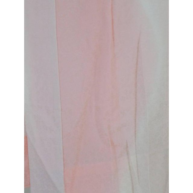 Ｓお仕立て上がり正絹胴抜き仕立て長襦袢　ピンク地に桜地紋 レディースの水着/浴衣(着物)の商品写真
