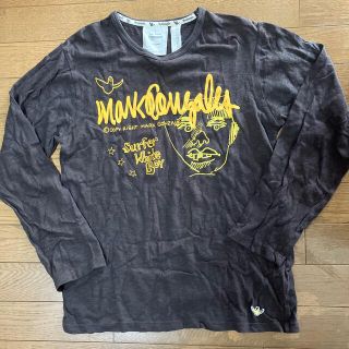 マークゴンザレス(Mark Gonzales)の長袖Tシャツ　Mark Gonzales   黒　メンズＭ(Tシャツ/カットソー(七分/長袖))