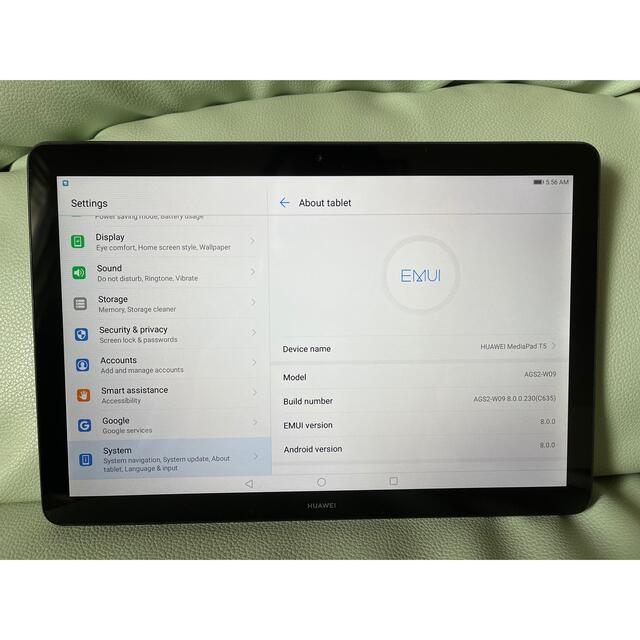 HUAWEI(ファーウェイ)の# 11HUWAEI MEDIA PAD T5 16GB スマホ/家電/カメラのPC/タブレット(タブレット)の商品写真