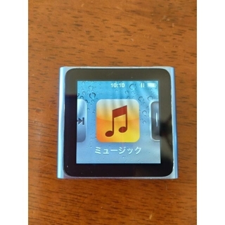 アップル(Apple)のiPod nano (第6世代) 8G ブルー(ポータブルプレーヤー)