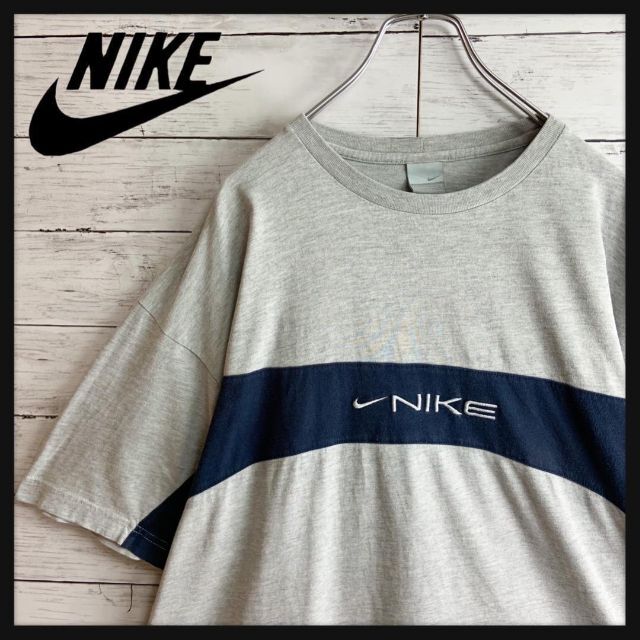 【最高デザイン】ナイキ センターロゴ刺繍 半袖Tシャツ オーバーサイズ 入手困難 | フリマアプリ ラクマ