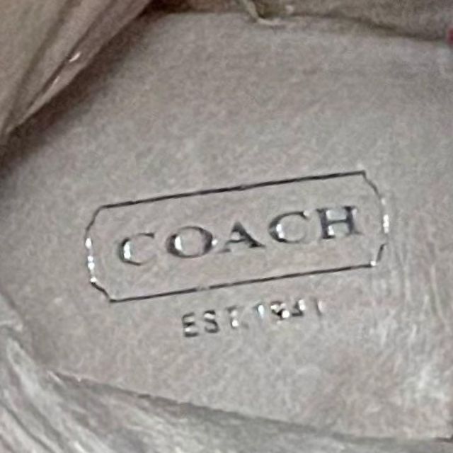 COACH(コーチ)の★未使用★コーチ　ロングブーツ　レザー　スエード　切返　コンビ　大人気　36.5 レディースの靴/シューズ(ブーツ)の商品写真