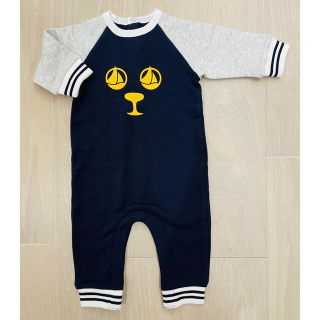 プチバトー(PETIT BATEAU)のプチバトー 長袖 カバーオール ロンパース(ロンパース)