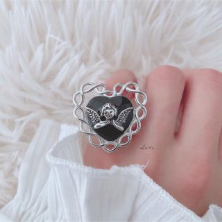 lace heart angel ring(リング)