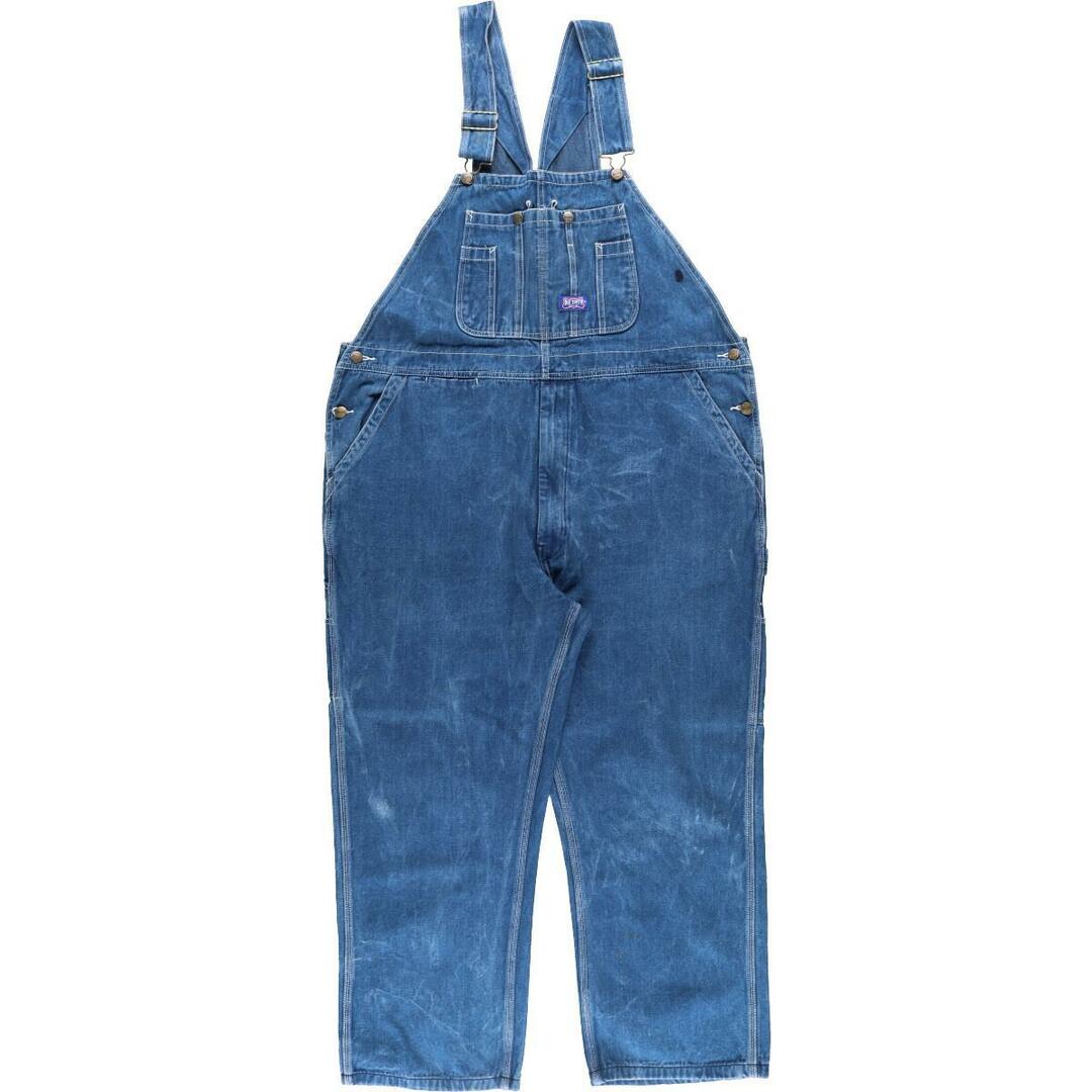 ビッグサイズ ビッグスミス Big Smith デニムオーバーオール メンズw44
