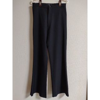 375センチワタリY's ワイズ Asymmetrical Wide Pants アシンメトリー スリットワイドパンツ YL-P26-500 ブラック レディース