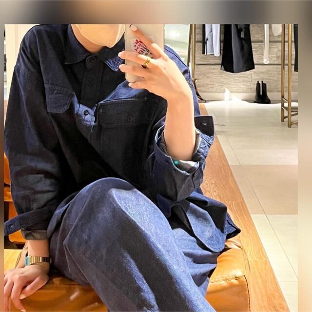 23区(ニジュウサンク)の23区DENIM ライトオンス デニム ワイド パンツ レディースのパンツ(デニム/ジーンズ)の商品写真