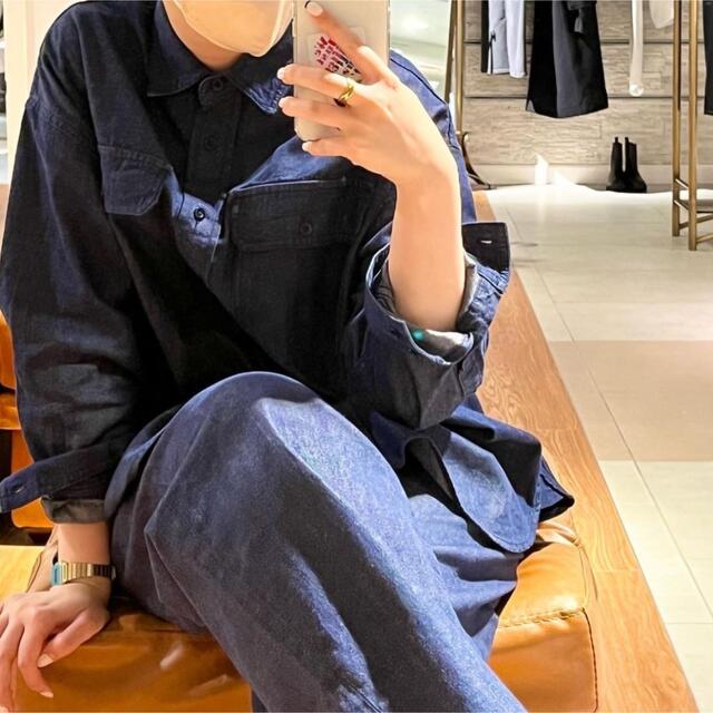 23区(ニジュウサンク)の23区DENIM ライトオンス デニム ワイド パンツ レディースのパンツ(デニム/ジーンズ)の商品写真