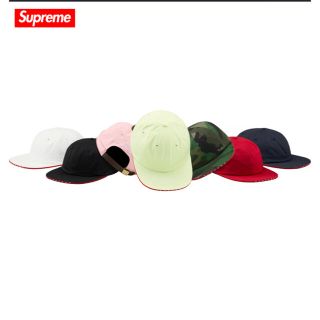 シュプリーム(Supreme)のSupreme Visor Logo Twill 6-Panel NAVY(キャップ)