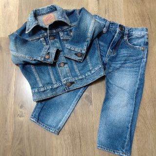 ドゥニーム(DENIME)のDENIME  デニムジャケット＆パンツ　90cm(ジャケット/上着)