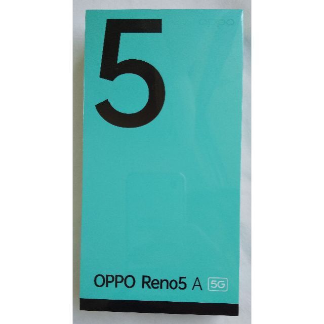 【未開封・新品】OPPO Reno5 A （eSIM） A1030P ブラック スマホ/家電/カメラのスマートフォン/携帯電話(スマートフォン本体)の商品写真