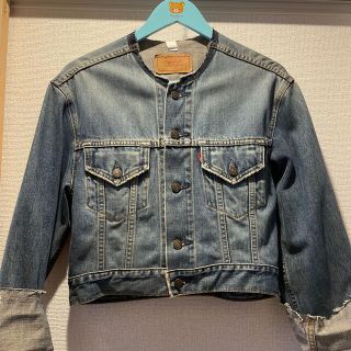 リーバイス(Levi's)のGready Brillant 購入デニムM、guギンガムチェックスカート(Gジャン/デニムジャケット)