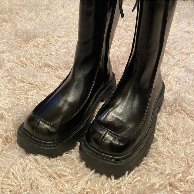 【極美品】SHARK SOLE SQUARE BOOTS  Ameri 1