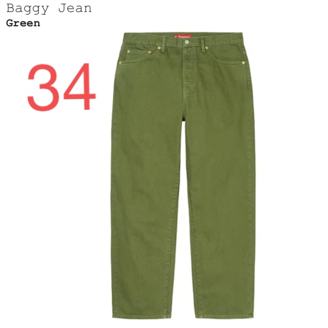 Supreme Baggy Jean バギー ジーンズ　34