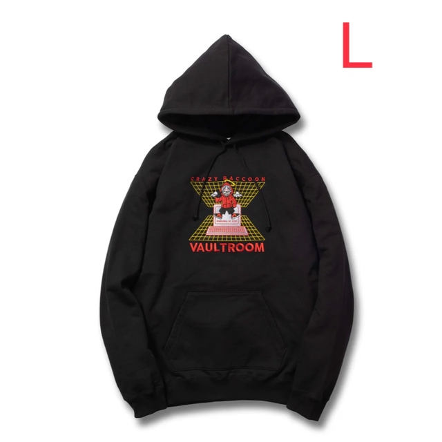 vaultroom x DARUMA IS GOD Hoodie BLK Lメンズ