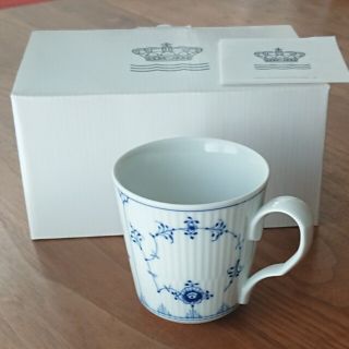 ロイヤルコペンハーゲン(ROYAL COPENHAGEN)のROYAL COPENHAGEN ブルーフルーテッド マグ(グラス/カップ)