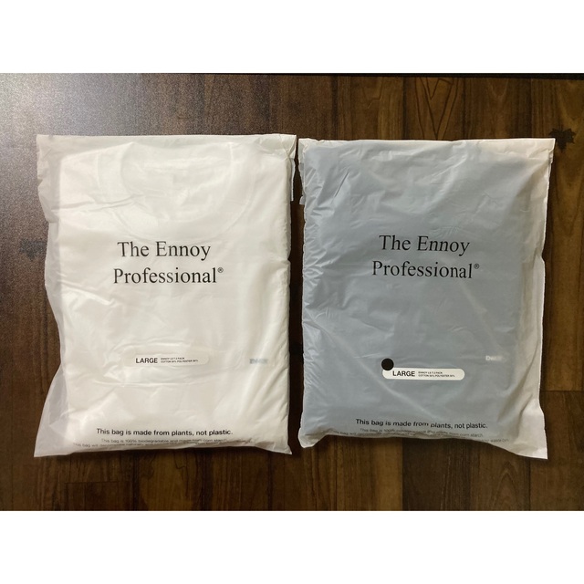ennoy 2Pack L/S T-Shirt WHITE L 白黒計2枚組 - de-alibaba.de 『サイバーパンク 2Pack 【胸ロゴ】ennoy L/S (WHITE) T-Shirt Tシャツ/カットソー(七分/長袖)