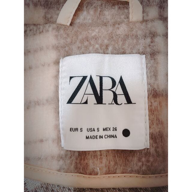 ZARA(ザラ)のZARA チェックシャツ　ジャケット　S レディースのトップス(シャツ/ブラウス(長袖/七分))の商品写真