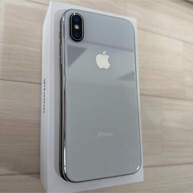 iPhone X Silver 256 GB SIMフリー 本体 豪華で新しい 63.0%OFF