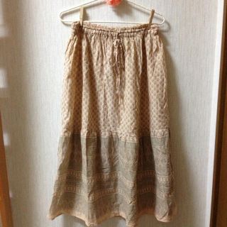 サマンサモスモス(SM2)のSM2＊ペイズリー柄スカート(ロングスカート)