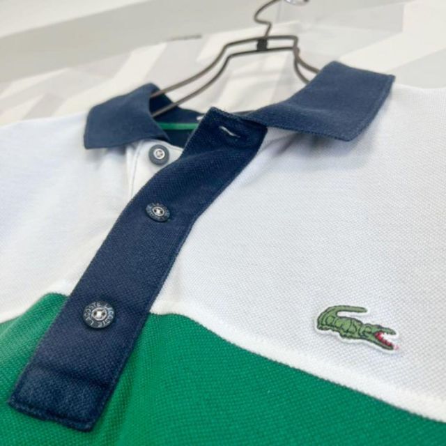 最新な 切り替え L相当 【ラコステ】サイズ4 文字ワニ lacoste