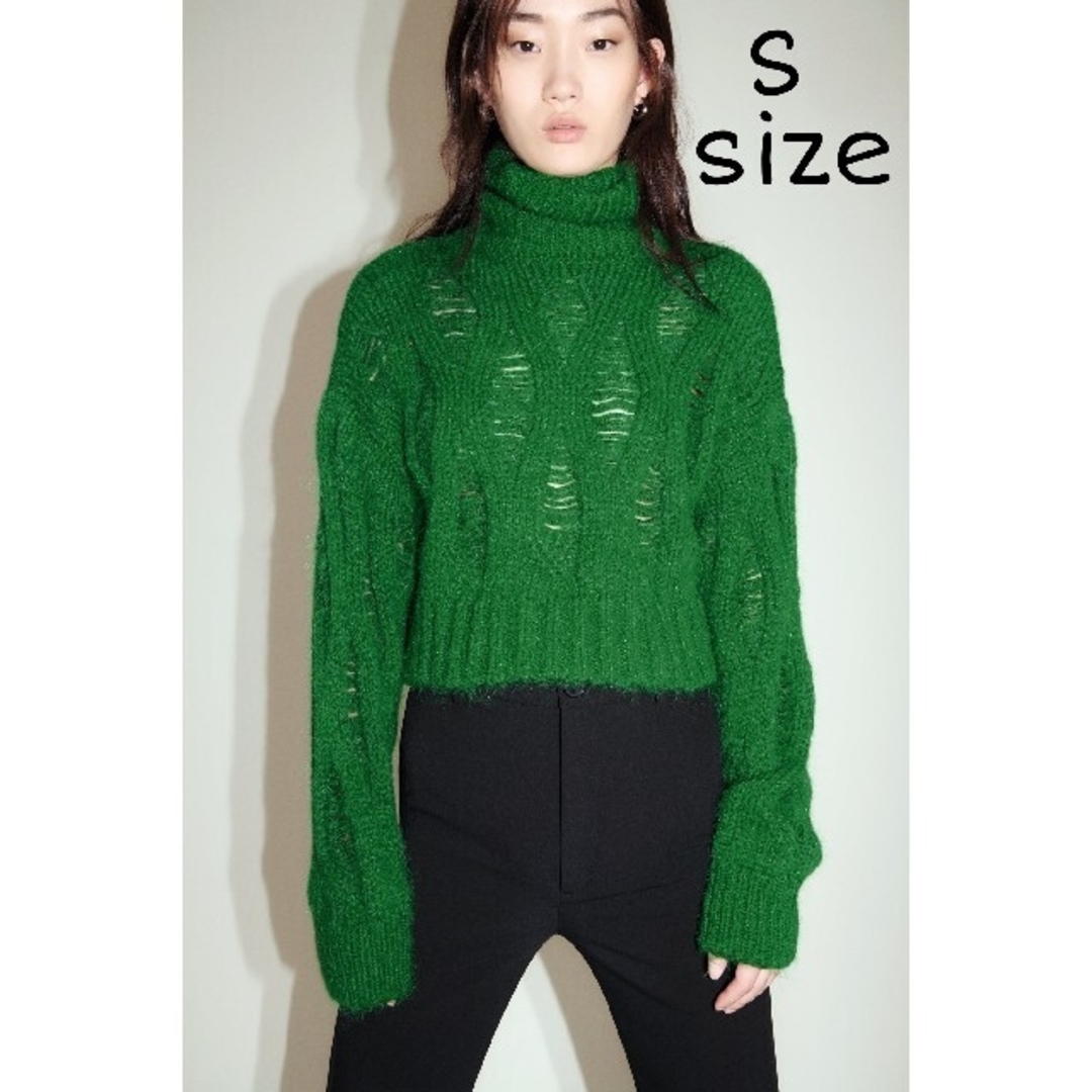 ZARA - 【完売品】ZARA タートルネック ニットセーター Sサイズ ZARA - 【完売品】ZARA タートルネック ニットセーター Sサイズ